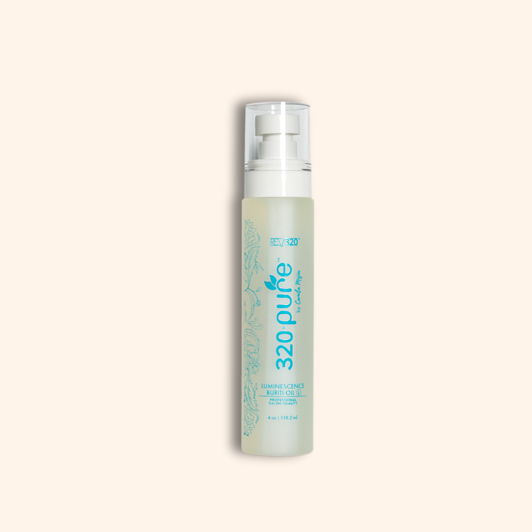 Control frizz and revive shine with 320 Pure luminescene oil from REV320