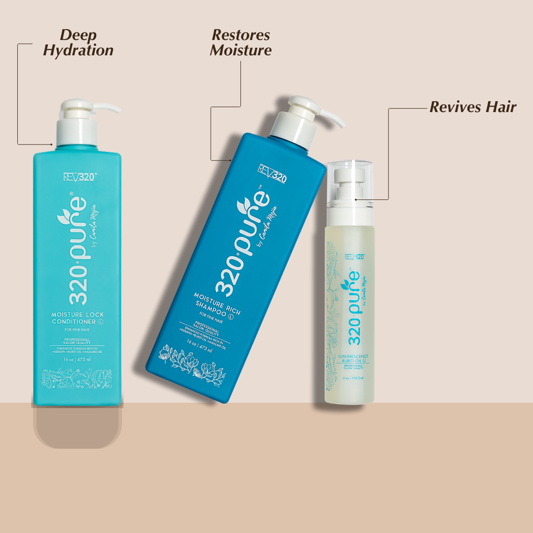 REV-320 product banner for 320 Pure Hydrate & Restore Bundle