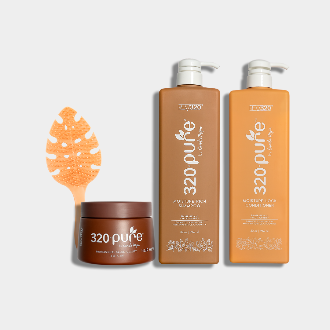 The Earth Essentials Hair Care Set from REV320