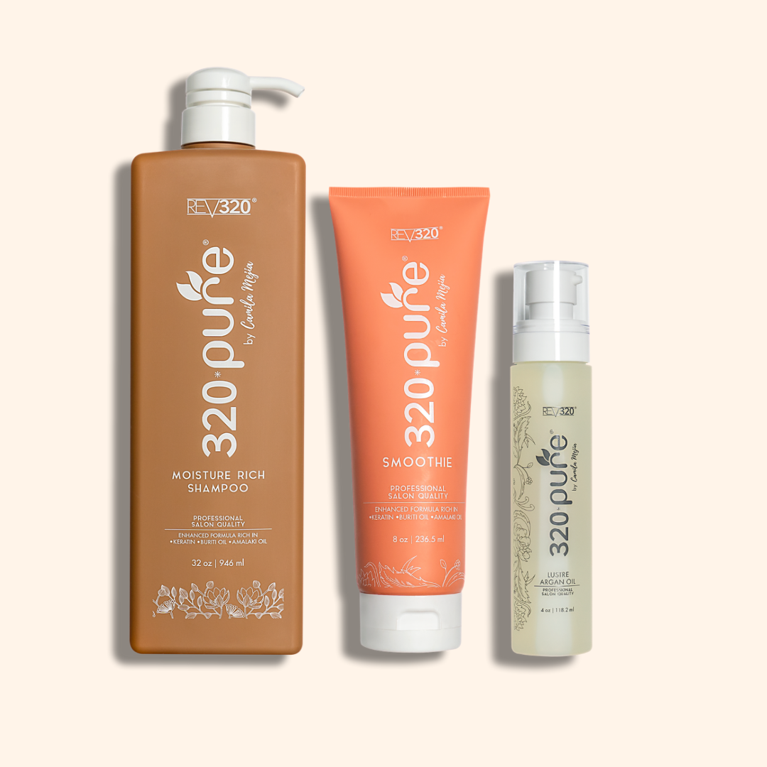 320 Pure earthy radiance hair care bundle from REV320