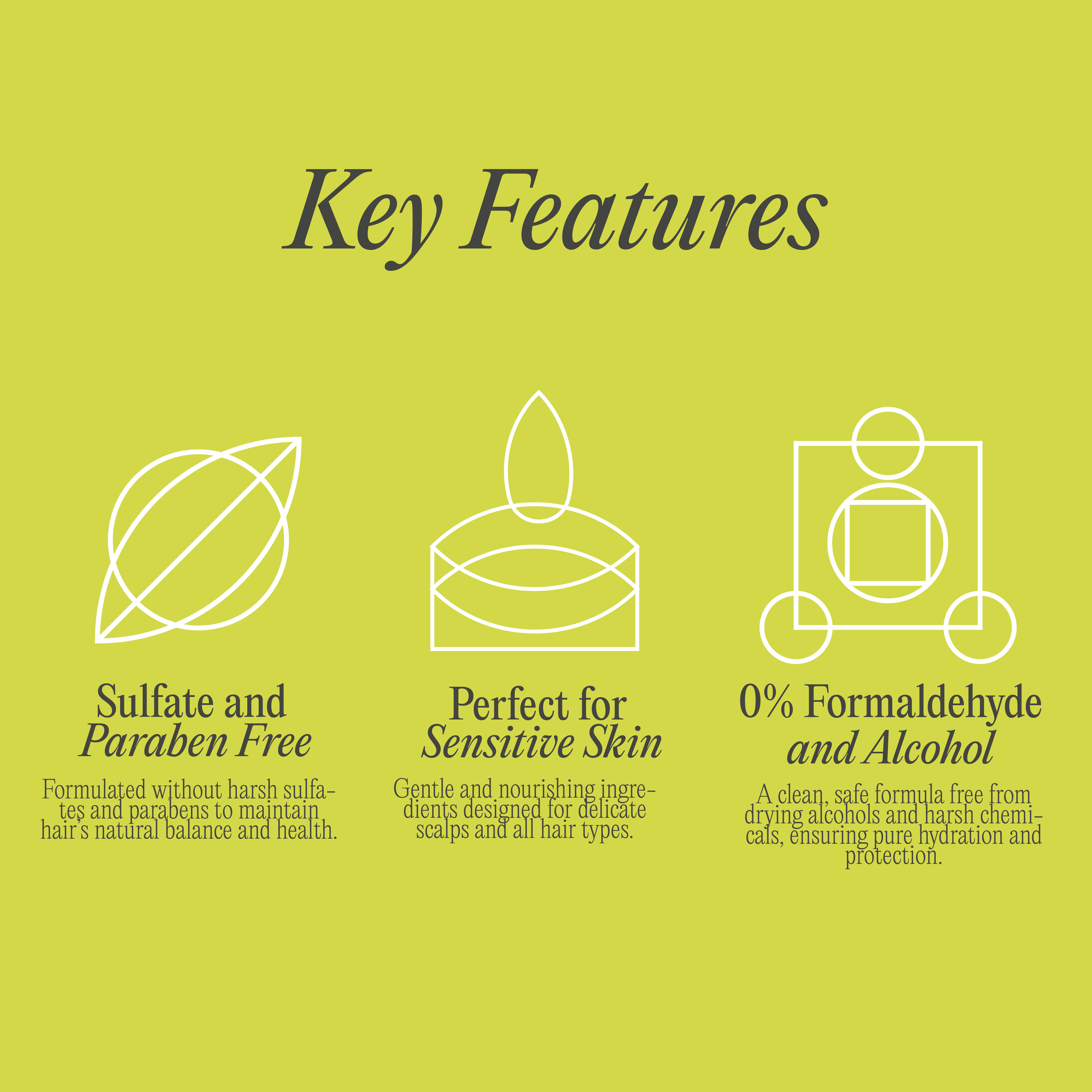 Kpure product banner for key features of sleek n&