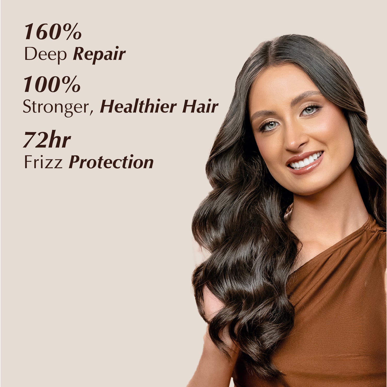A banner for 320 Pure hair mask and its benefits for hair