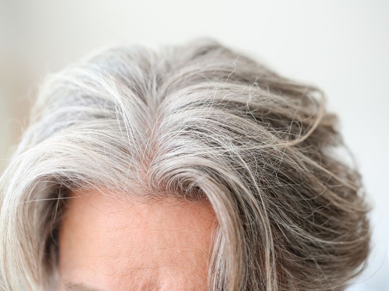 A hair of an old woman
