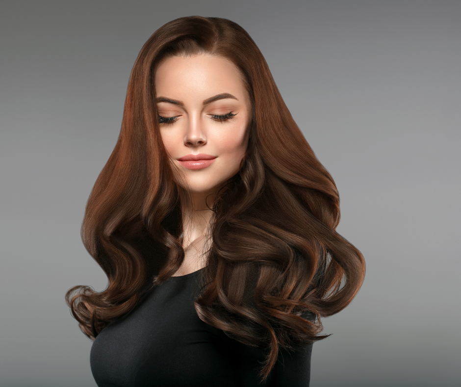 woman's natural hair