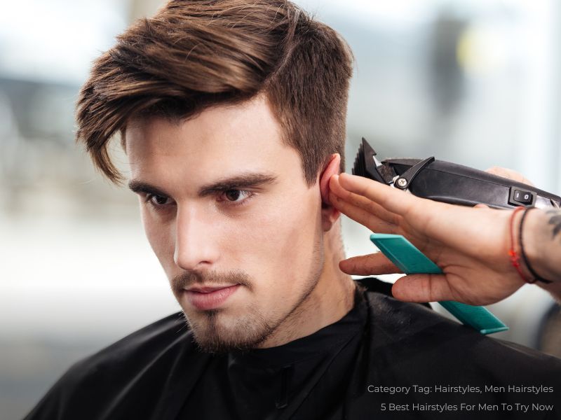 Young Man Getting Haircut