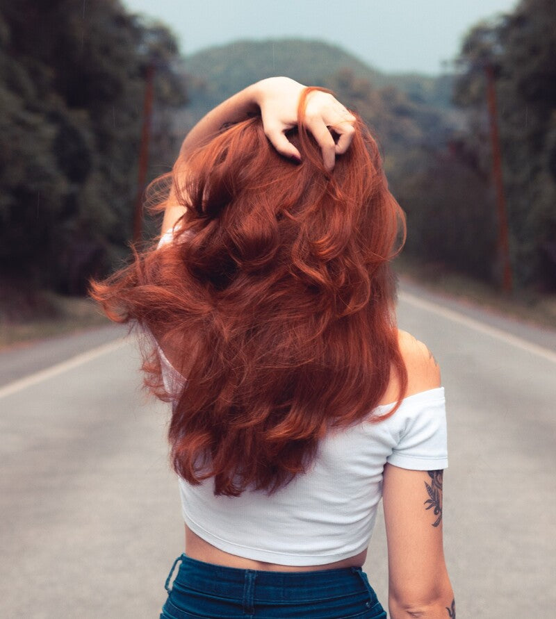 healthy and bouncy hair