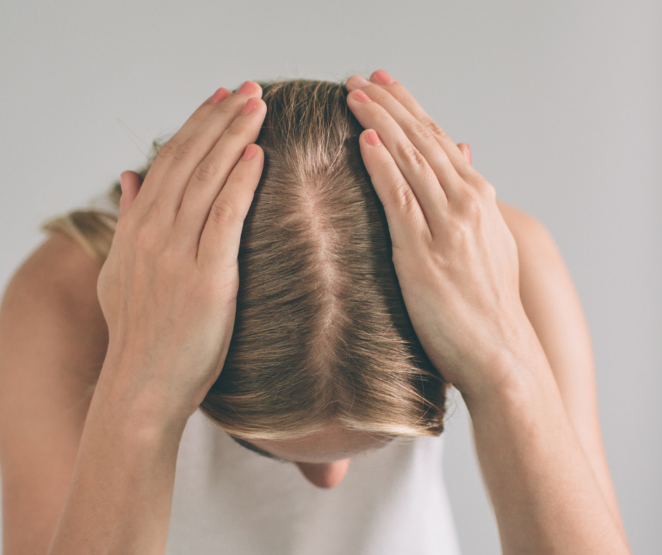 woman's scalp