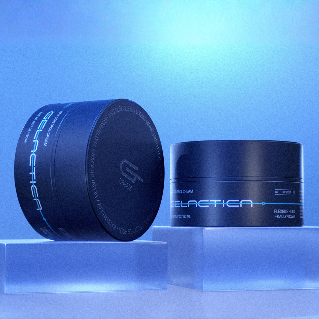 The new look of Gelactica max control styling gel website banner 