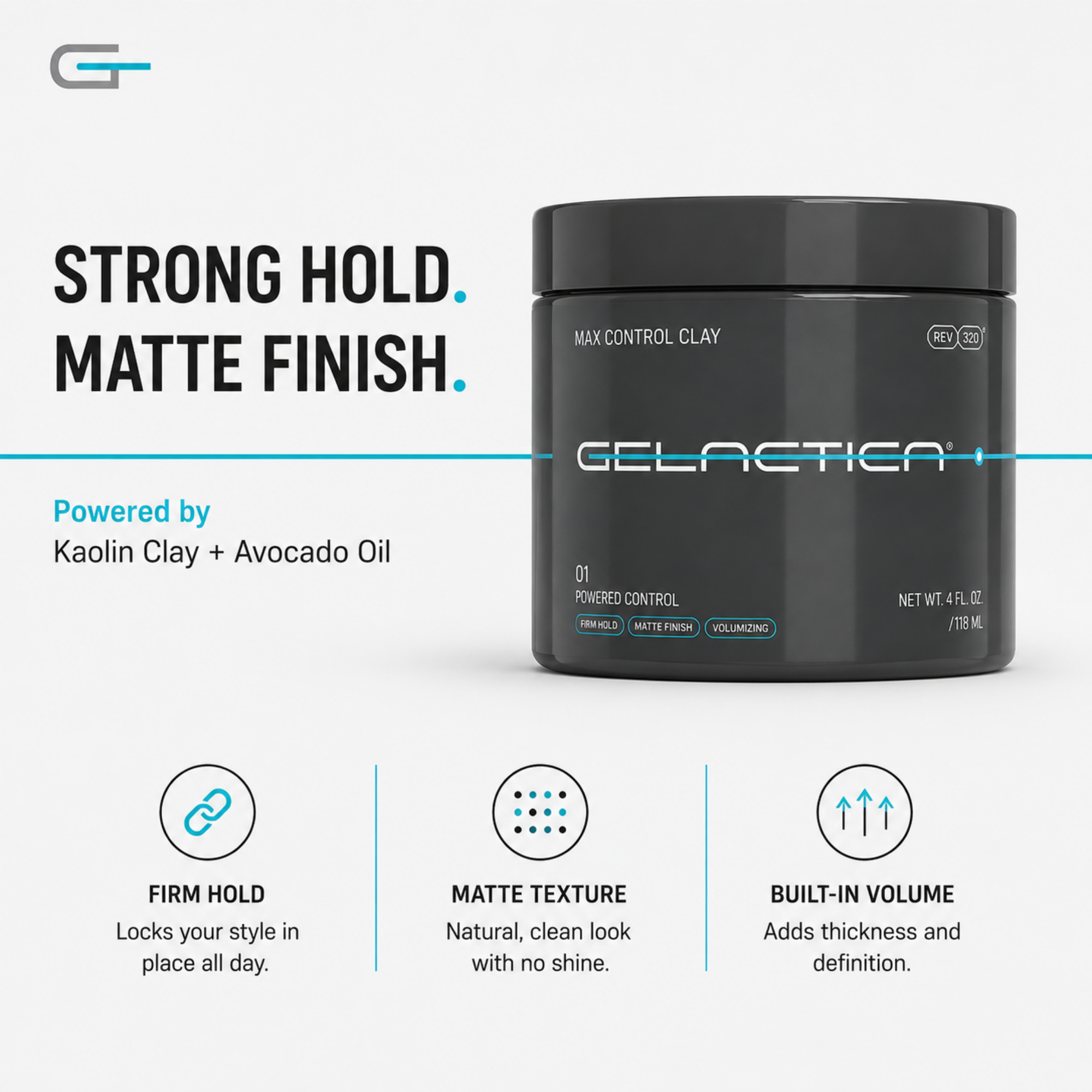 Max Control Clay – Strong Hold &amp; Matte Finish