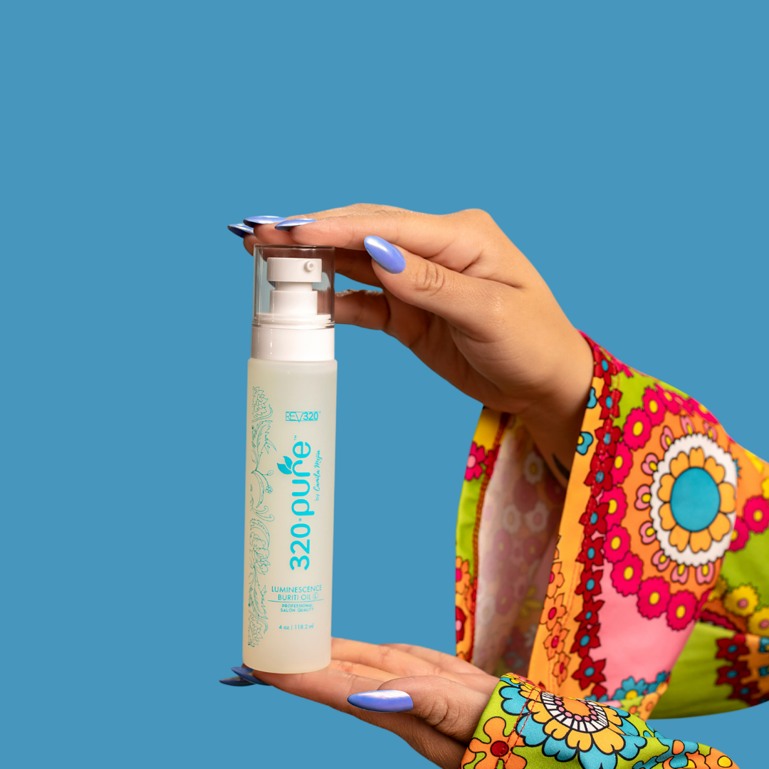 close up view of 320pure luminescence oil