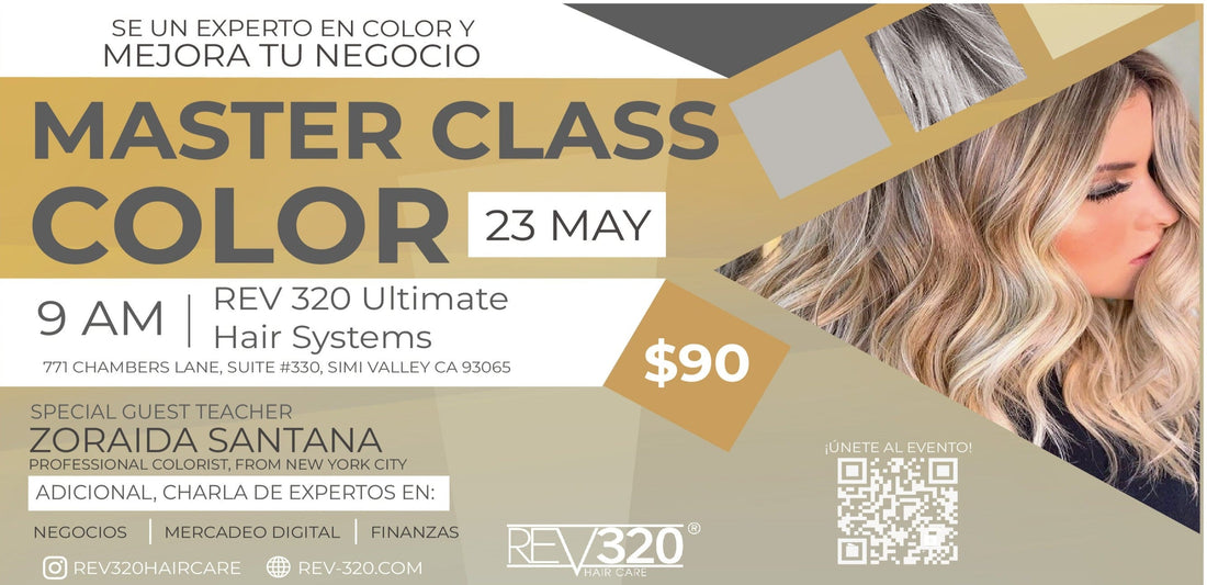 master class for hair coloring