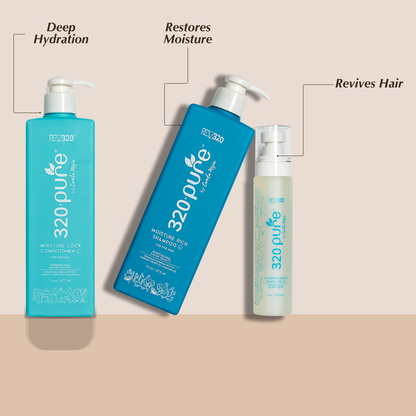 REV-320 product banner for 320 Pure Hydrate &amp; Restore Bundle