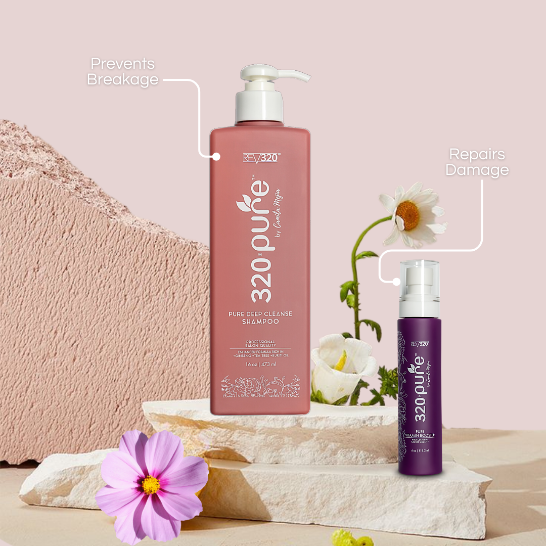 Spring Refresh Duo bundle by REV-320 for deeply moisturized and strengthened hair