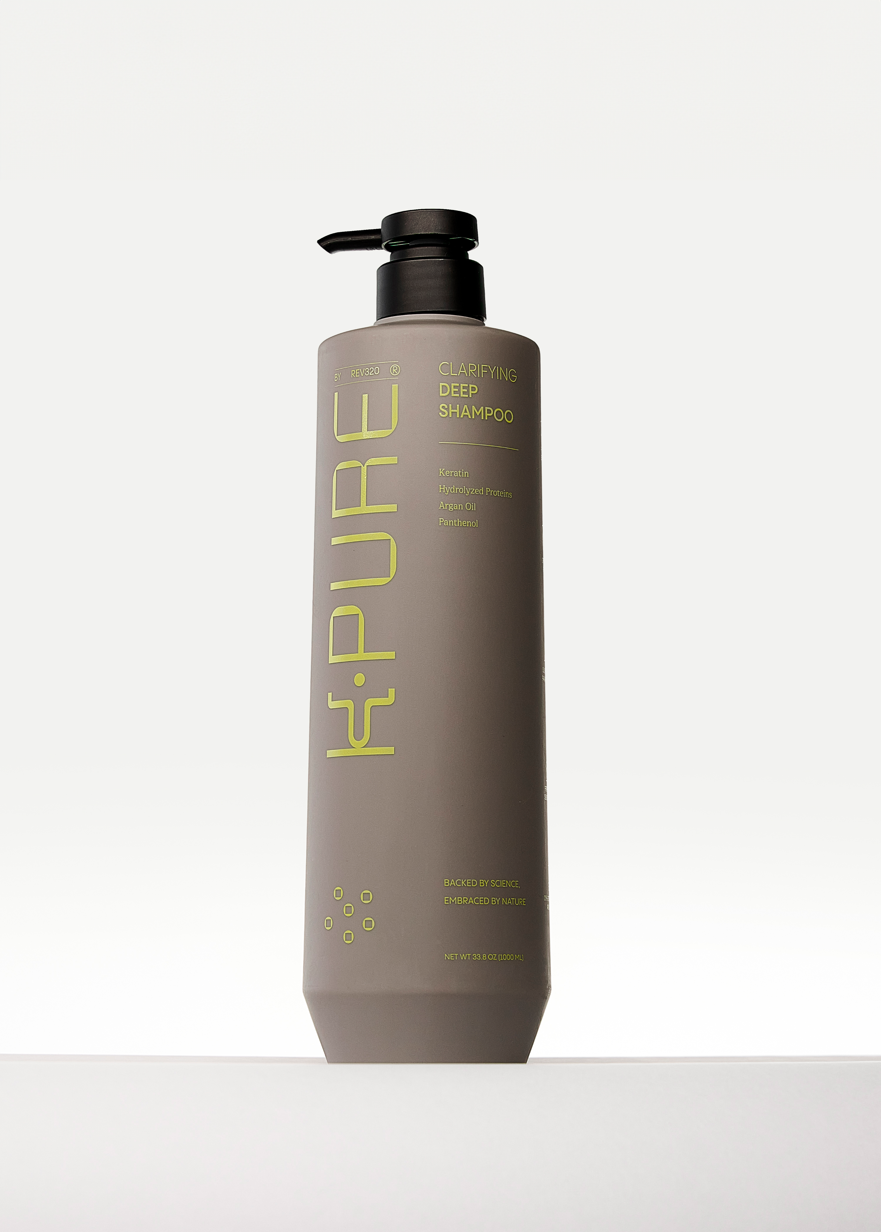 Kpure clarifying deep shampoo product banner 
