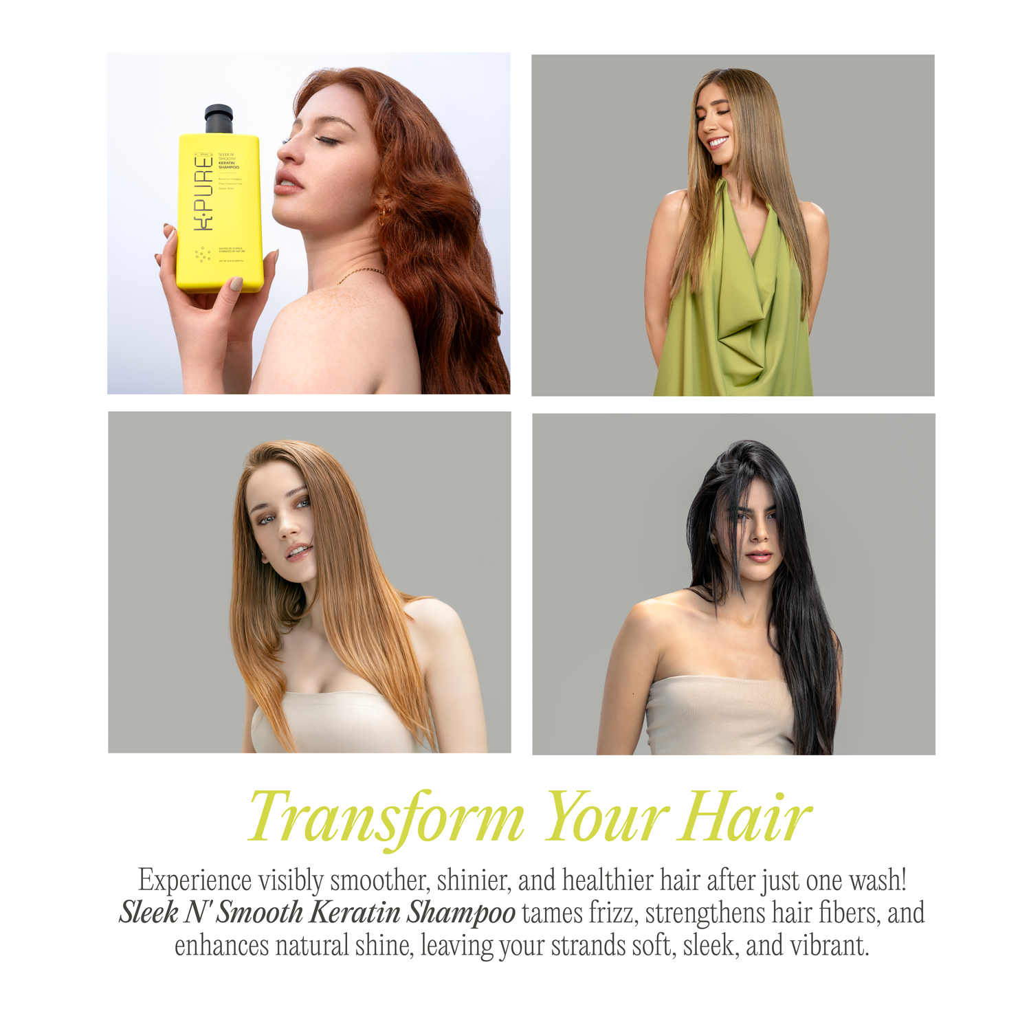 Product banner for sleek n&