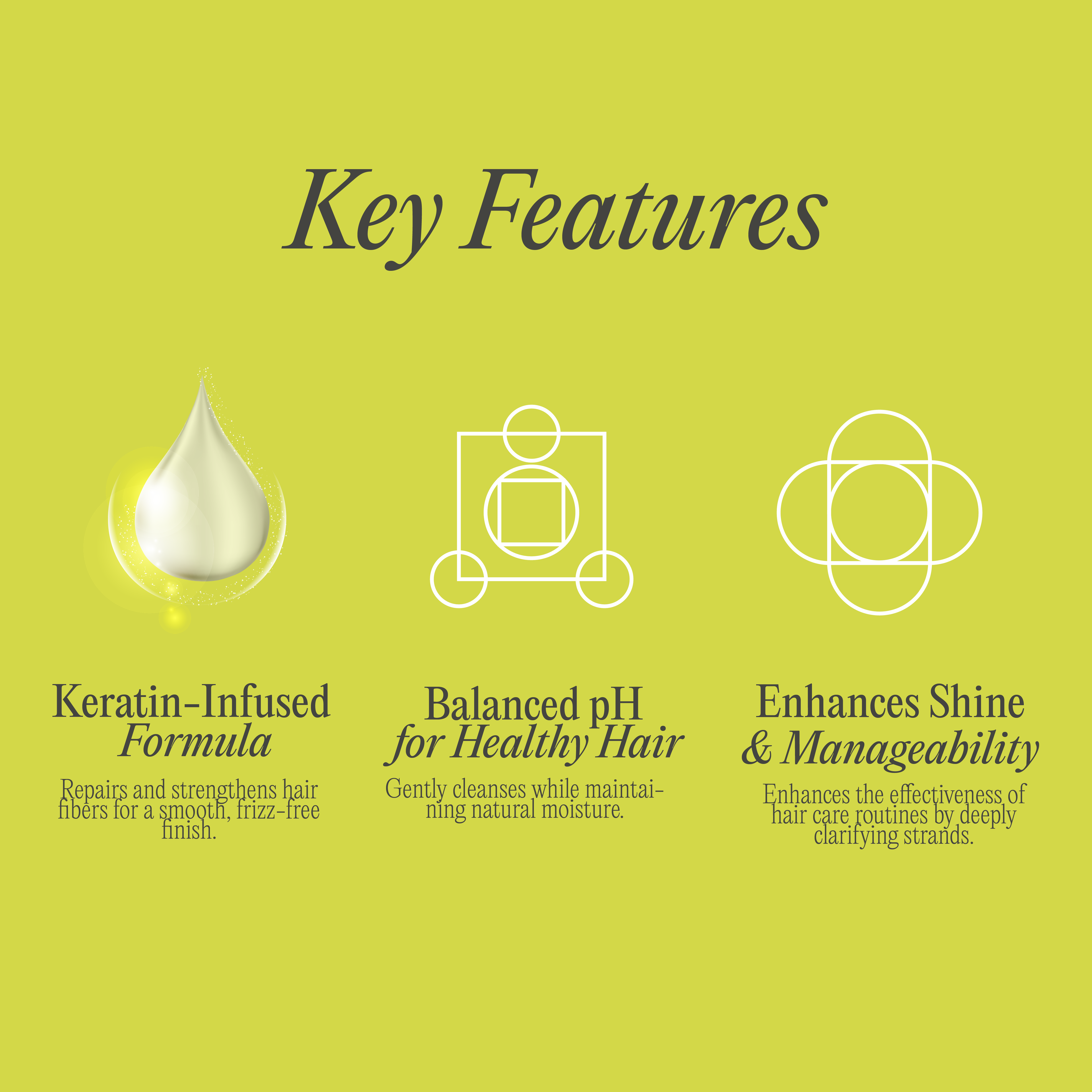 A image showing the key feature of sleek n&