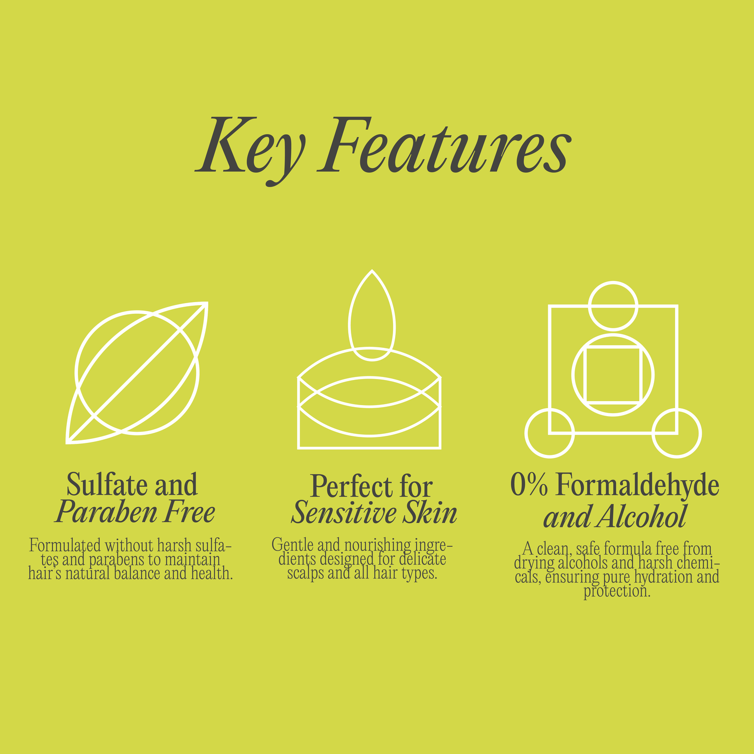 Kpure product banner for key features of sleek n&