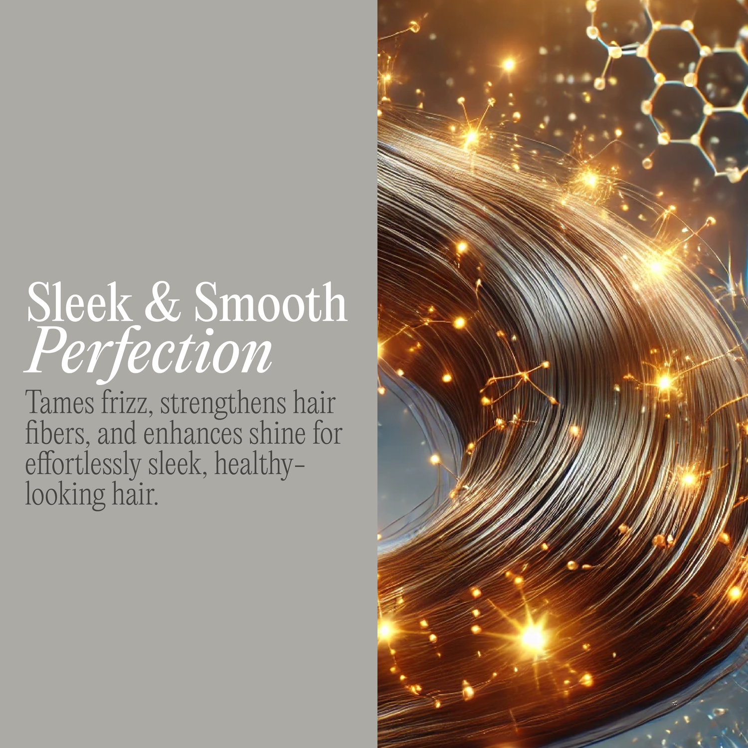 Achieve sleek and smooth hair with sleek n&