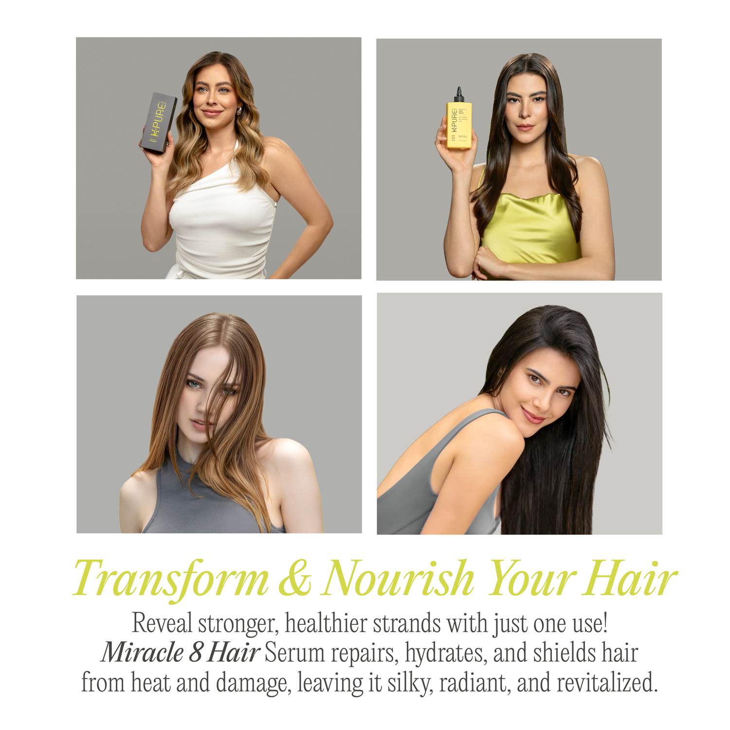Miracle 8 Hair Serum – Repair, Shine &amp; Frizz Control