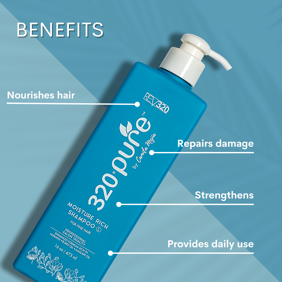 320 pure rich shampoo benefits